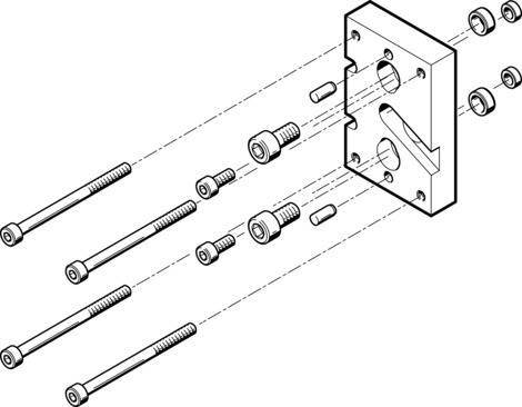 Imagen 1 de Kit adaptador - HAPG-SD2-23