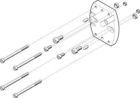 Imagen 1 de Kit adaptador - HAPG-SD2-27