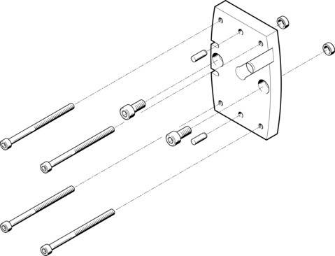 Imagen 1 de Kit adaptador - HAPG-SD2-28