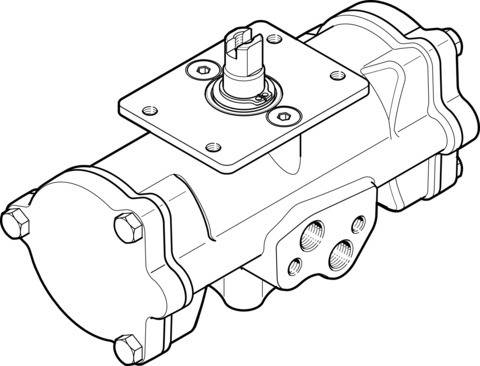 Imagen 1 de Actuador giratorio - DAPS-0015-090-R-F03-CR