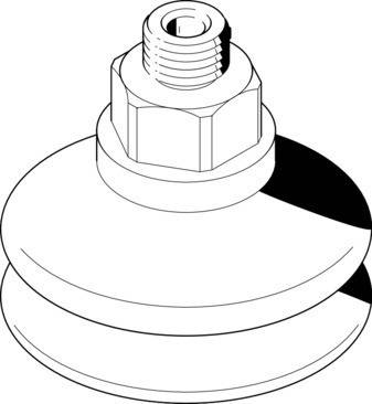Imagen 1 de Ventosa - ESS-50-BT-G1/4