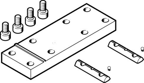 Imagen 1 de Soporte central - EAHF-L5-70-P