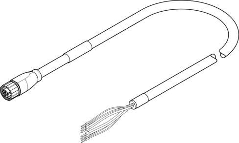 Imagen 1 de Cable del motor - NEBM-M16G8-E- -Q7-LE8-1