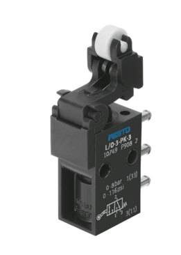 Imagen 1 de Válvula de palanca con rodillo abatible - L/O-3-PK-3