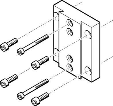 Imagen 1 de Kit adaptador de actuador - HMVA-DLA40