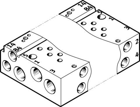 Imagen 1 de Perfil distribuidor - VABM-L1-10AW-M7-7