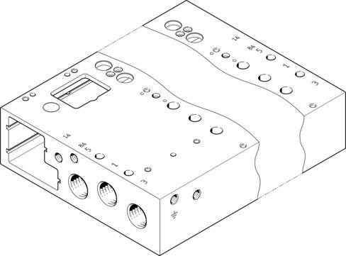 Imagen 1 de Perfil distribuidor - VABM-L1-14G-G14-20-M-GR